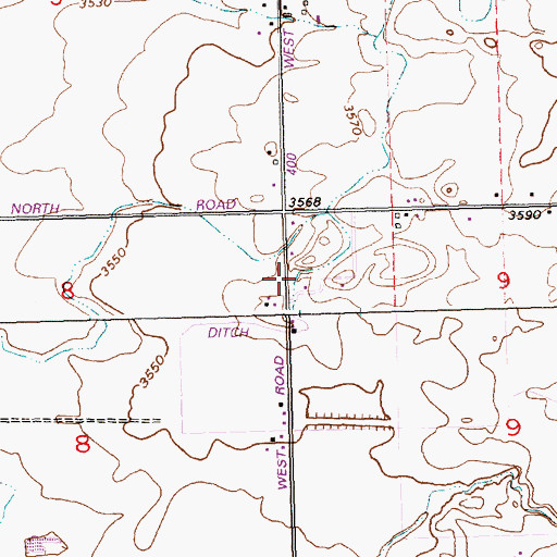 Topographic Map of Lateral S-7, ID