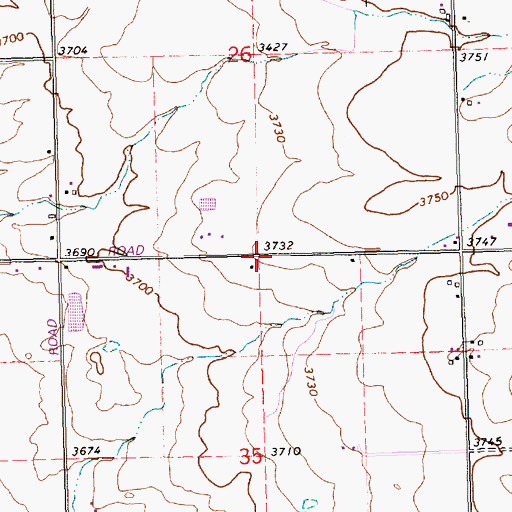 Topographic Map of Lateral U-10, ID