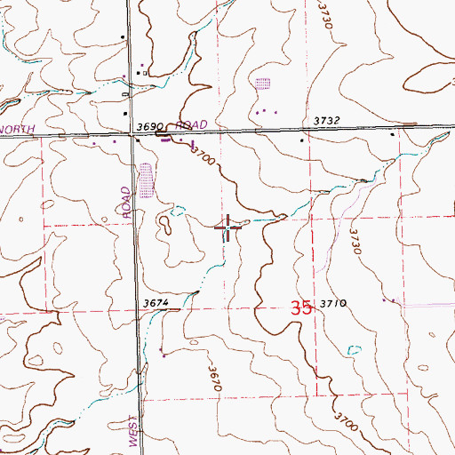 Topographic Map of Lateral U-4, ID