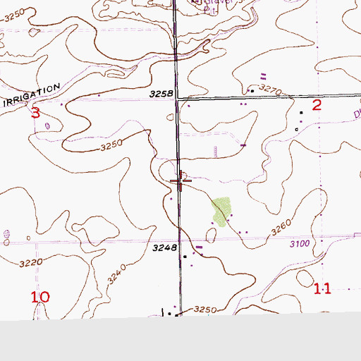 Topographic Map of Lateral W-57, ID