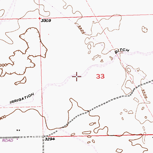 Topographic Map of Lateral Y-4, ID