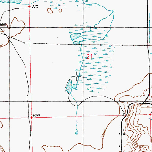 Topographic Map of Lateral Y-8, ID
