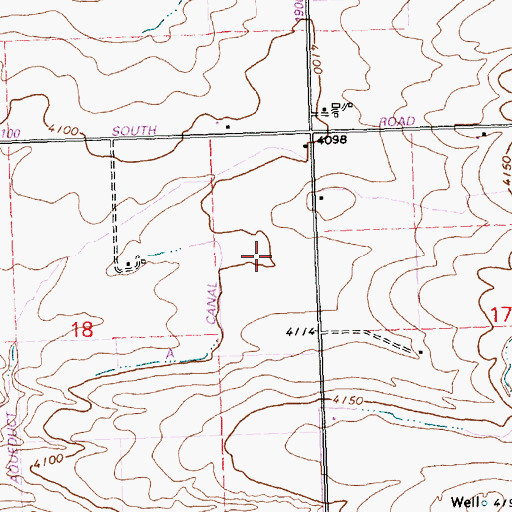 Topographic Map of Murphy Spill, ID