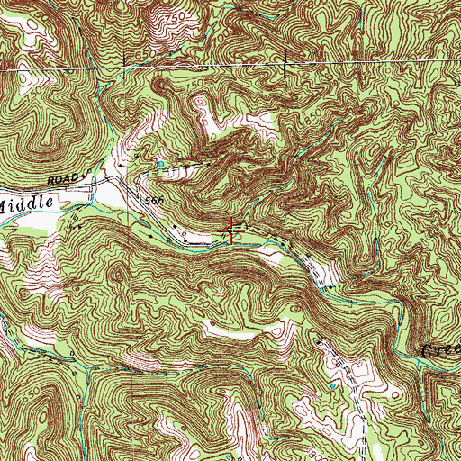 Topographic Map of Roberts Mill (historical), KY
