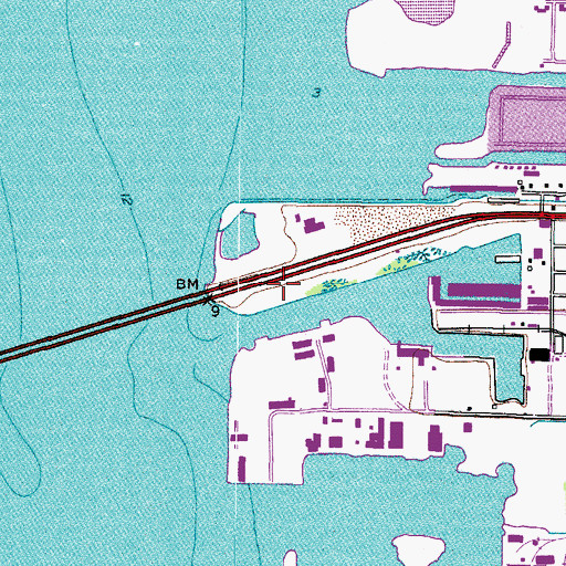 Topographic Map of Al Palonis Park, FL
