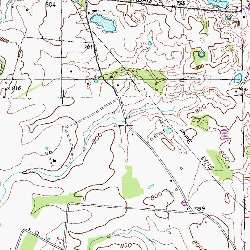 Topographic Map of Keith (historical), KY