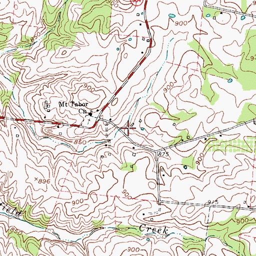 Topographic Map of School Number Twenty-Six (historical), KY