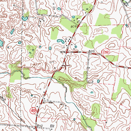 Topographic Map of Walters School (historical), KY