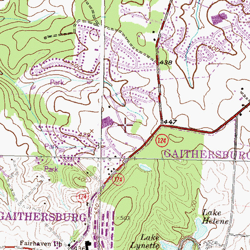 Topographic Map of Jesus Christ Universal Mission, MD