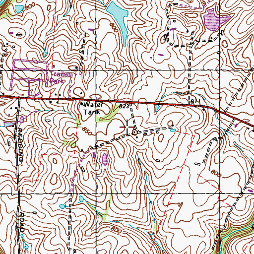 Topographic Map of Belair Farm (historical), KY