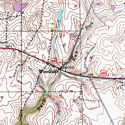 Topographic Map of Buck Run School (historical), KY