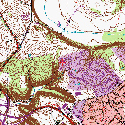 Topographic Map of Cove Spring (historical), KY