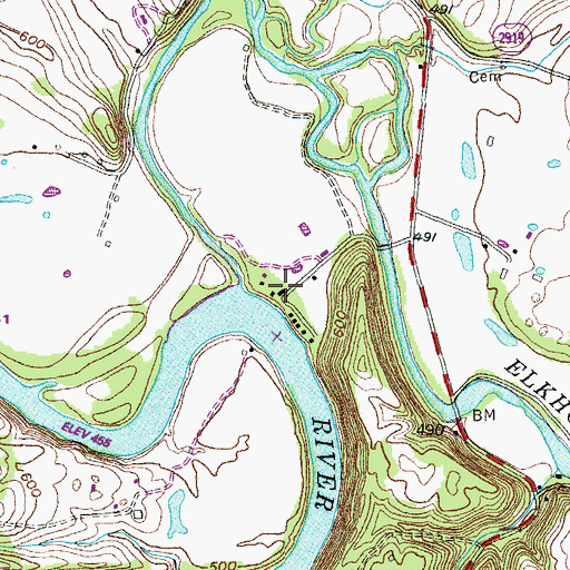 Topographic Map of Strohmeier Church (historical), KY