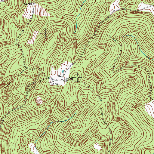 Topographic Map of Bell Point School (historical), KY