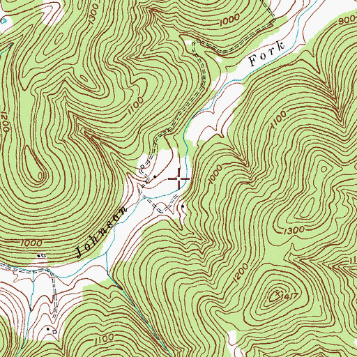 Topographic Map of Butler Foster Cemetery, KY