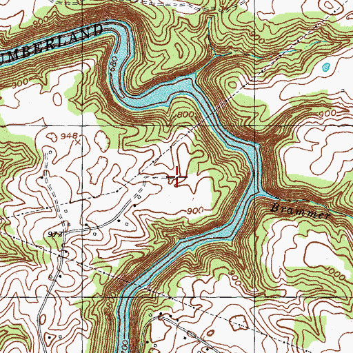 Topographic Map of Dug Ford (historical), KY