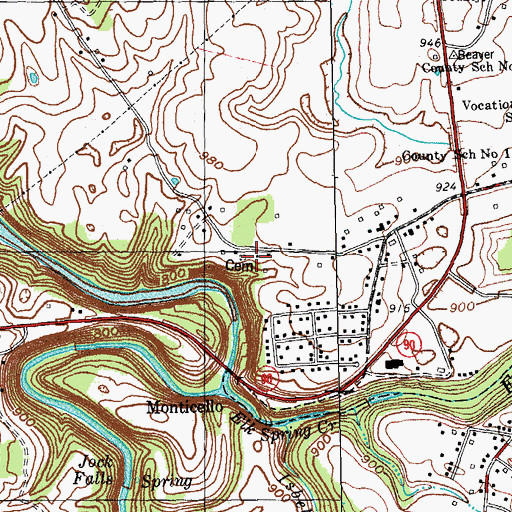 Topographic Map of Garth Cemetery, KY
