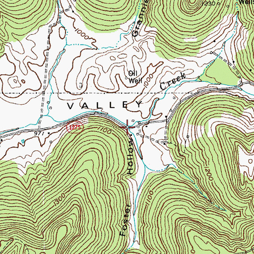 Topographic Map of Ike Burke Spring, KY