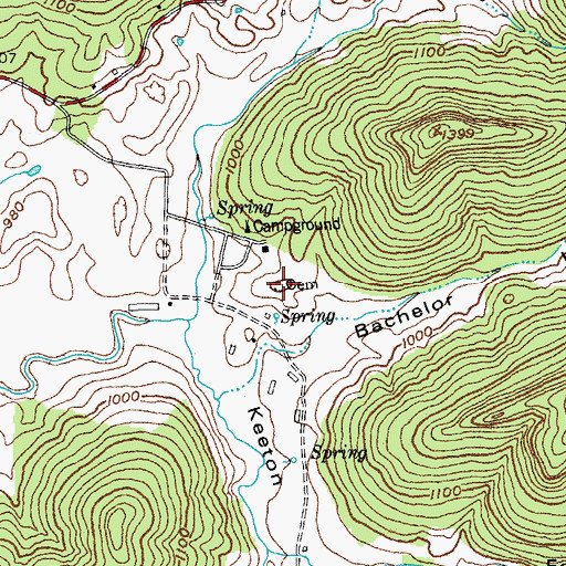 Topographic Map of Ingram Family Plot, KY