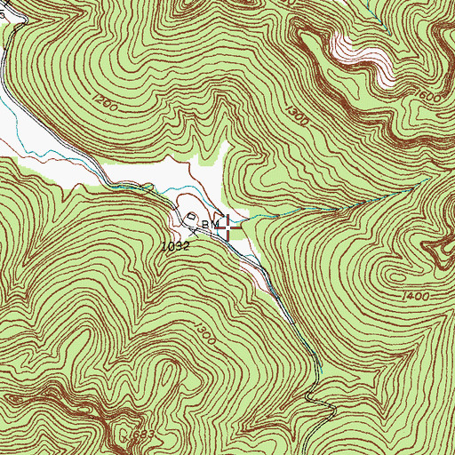 Topographic Map of Jones Hollow, KY