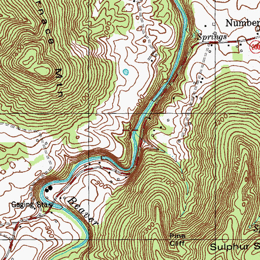 Topographic Map of Joshua Jones Furnace (historical), KY