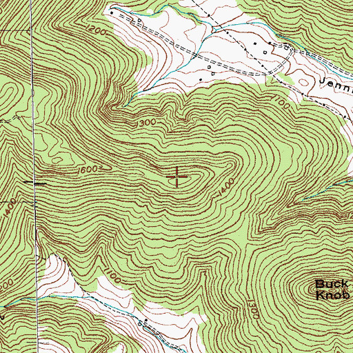 Topographic Map of Kelsay Cemetery, KY