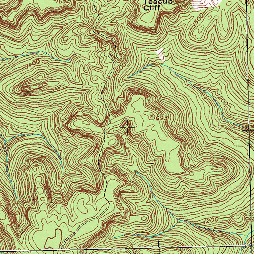 Topographic Map of Lowe Cemetery, KY