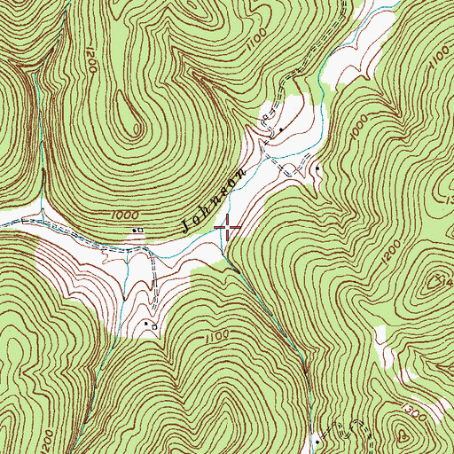 Topographic Map of Mills Cemetery, KY