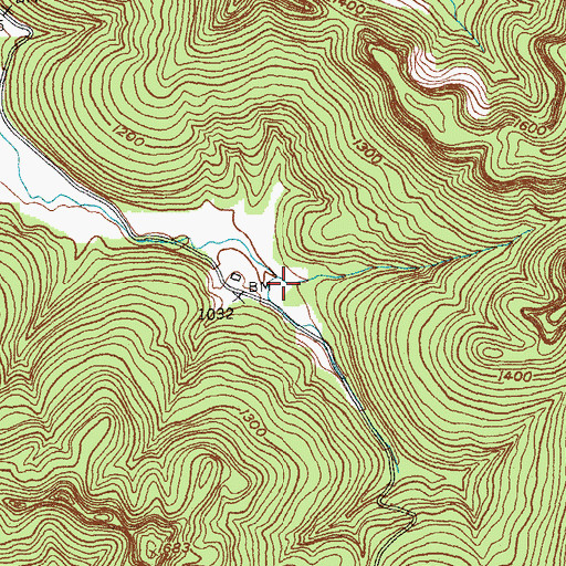 Topographic Map of Milsap Cemetery, KY