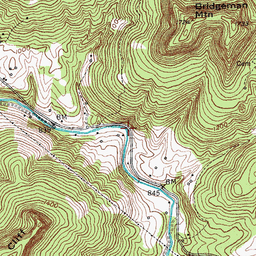 Topographic Map of Oil Well Hole, KY