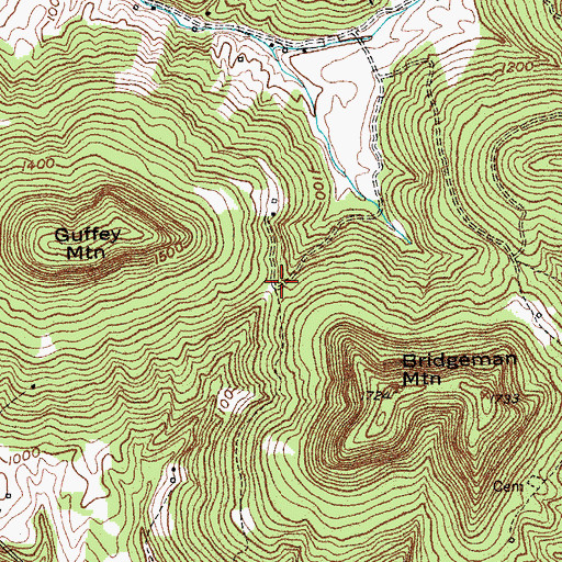 Topographic Map of Raines Cemetery, KY