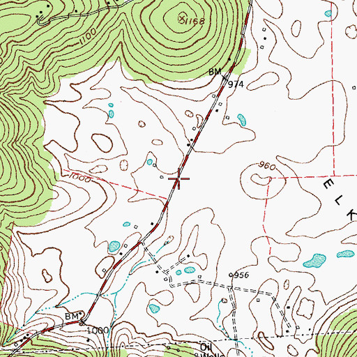 Topographic Map of Shoemaker Post Office (historical), KY