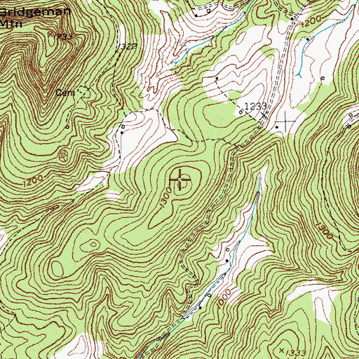 Topographic Map of Sidwell Cemetery, KY