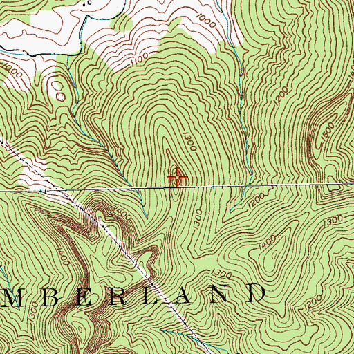 Topographic Map of Stepp Cliff, KY