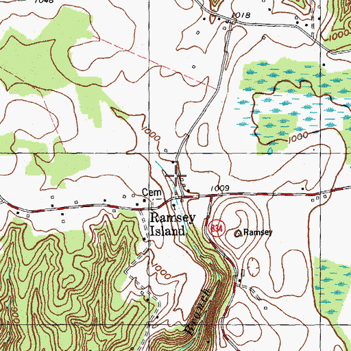 Topographic Map of Stop Post Office (historical), KY