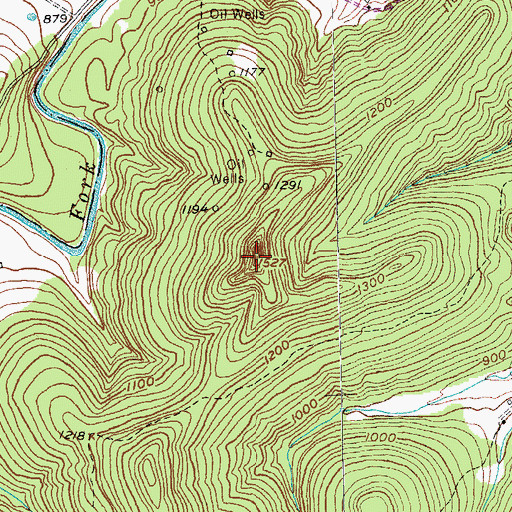 Topographic Map of The Little Pilot, KY