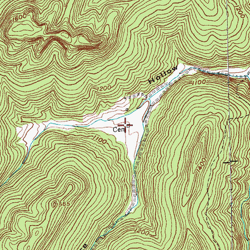 Topographic Map of Turkey Ridge School (historical), KY