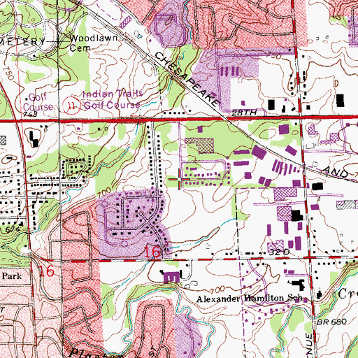 Topographic Map of Christian Reformed Church, MI