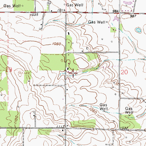 Topographic Map of Stoller's Organic Dairy, OH