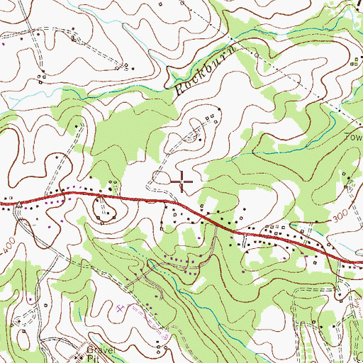 Topographic Map of CrossLife Community Church, MD