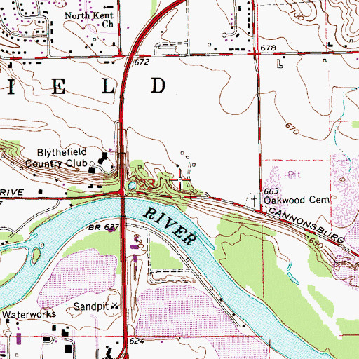 Topographic Map of Austerlitz Post Office (historical), MI