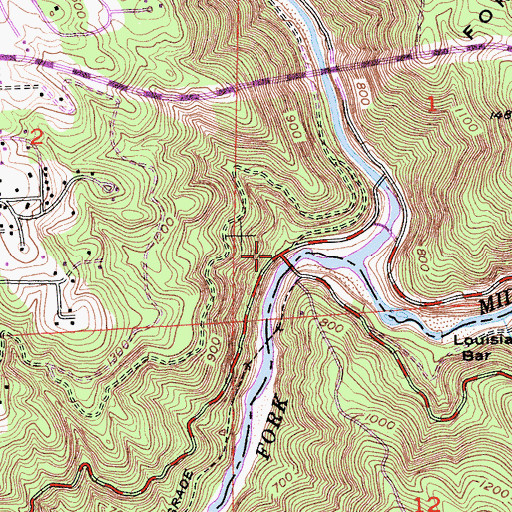 Topographic Map of Auburn State Recreation Area, CA
