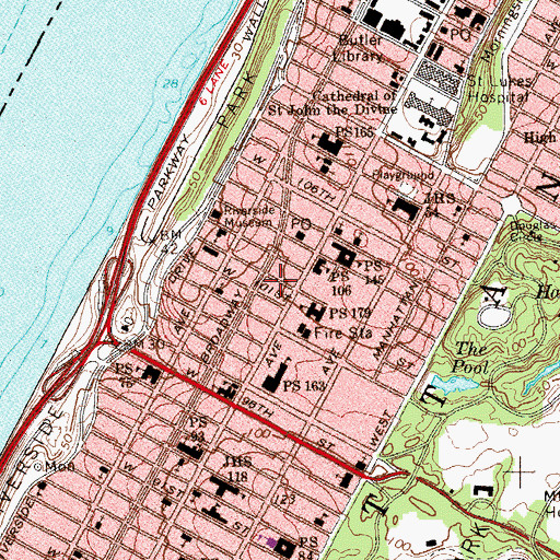 Topographic Map of Heart River Healing School, NY