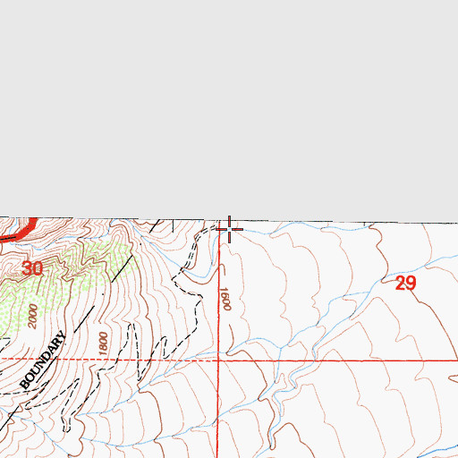 Topographic Map of Black Canyon, CA
