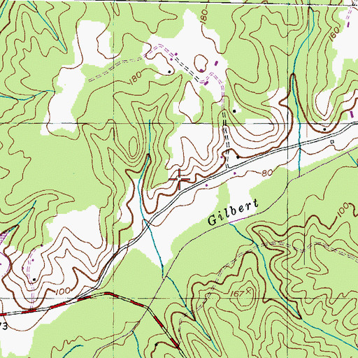 Topographic Map of Brim Farm, MD