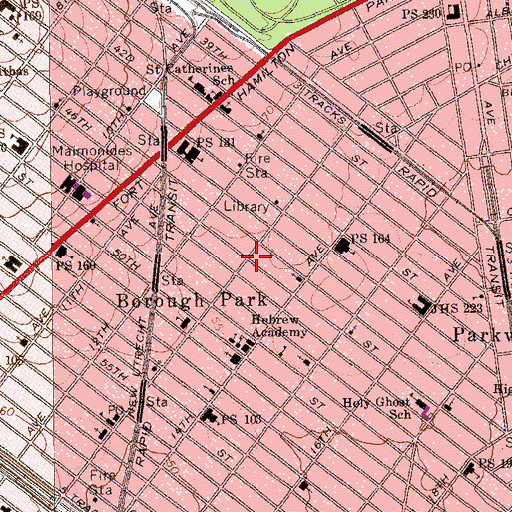 Topographic Map of Jem Studios, NY