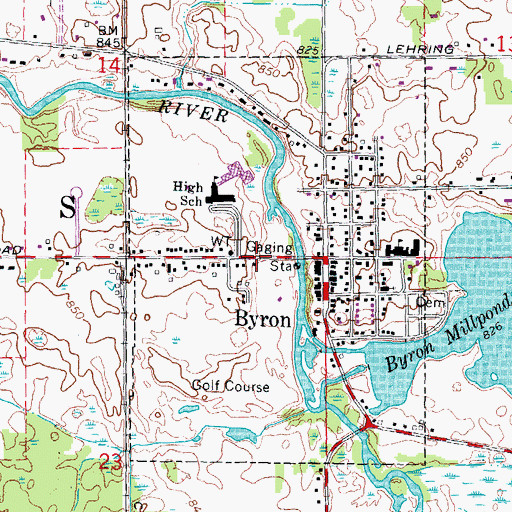 Topographic Map of Spanish-American War Nurse Historical Marker, MI