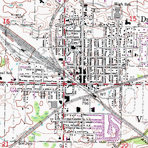 Topographic Map of Knights Templar Special Historical Marker, MI