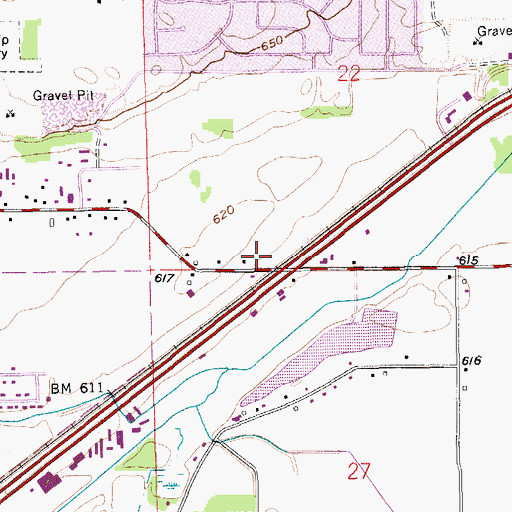 Topographic Map of Jenison Museum Historical Marker, MI