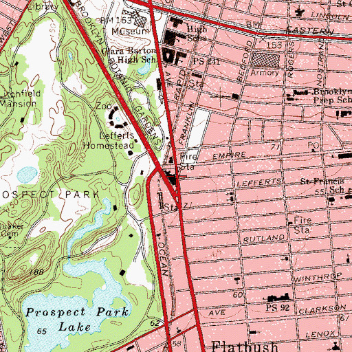 Topographic Map of Full of Energy School, NY